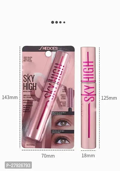 BRIDESTER 4D Silk Fiber Lash Mascara Lengthening Thick Curling Waterproof Mascara No Fading 24h Lasting Eye Lashes Brush Enhance Eyelashes (pack of 1)-thumb2