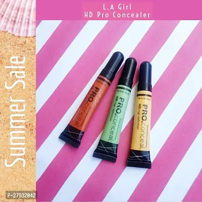 Girl Pro Conceal HD Color Corrector(Orange , yellow , green Corrector (pack of 3)