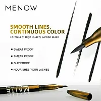 Matte Black Long lasting Waterproof Precision Liquid Black Eyeliner Pen-thumb3