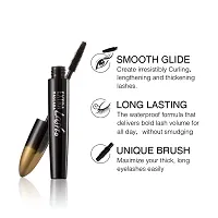 Menow Makeup Curling Mascara Eyelash Makeup Curling Mascara Waterproof Lengthening Mascara and eyeliner (set of 3)-thumb1