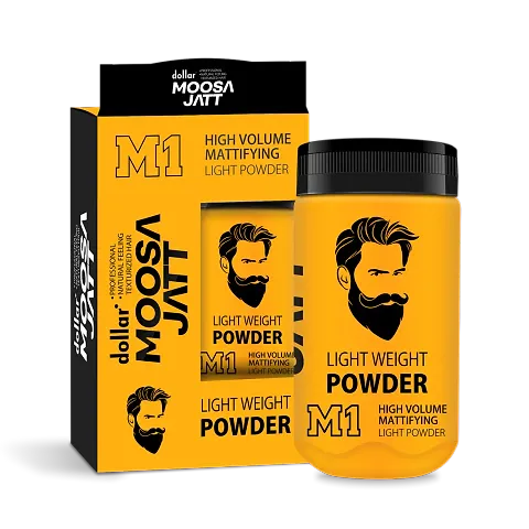 dollar MOOSA JATT Mattifying Hair Volumizing Powder Wax 20 gm. FOR MEN