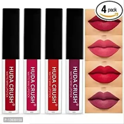 Red Edition Liquid Matte Finish Pack Of 4 Lipstick