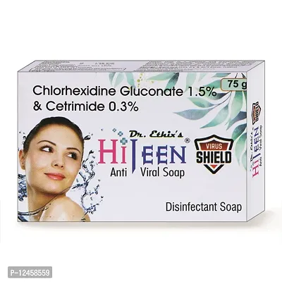 DR.ETHIX Hijeen Anti Viral Soap - Clean the skin to prevent infection - Pack of 5 x 75g