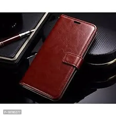 India Premium Leather Flip Cover Narzo 50A