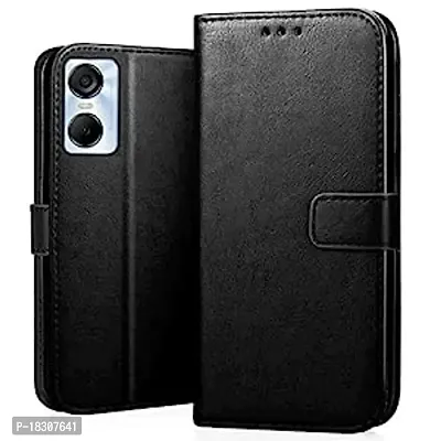 Infinix Pop 6 Pro Flip Cover Black Color