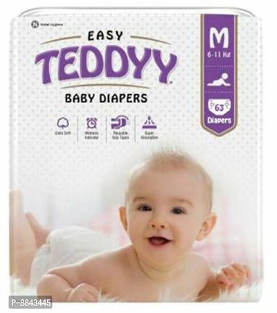 Classy Baby Tape Diapers - M  (63 Pieces)
