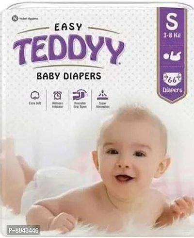 Classy Baby Tape Diapers - S ( 66 Pieces)-thumb0