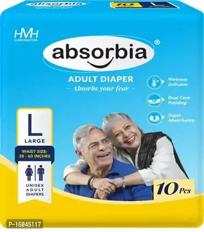 Absorbia Adult Diapers large [taped type not pant type]-thumb0