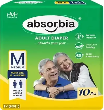 Absorbia Adult Diapers medium [taped type not pant type]-thumb0