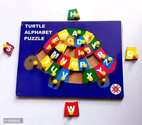 Elite  Wooden Turtle Alphabet Puzzle