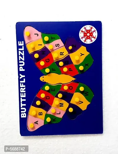 Elite Wooden Butterfly Alphabet Puzzle