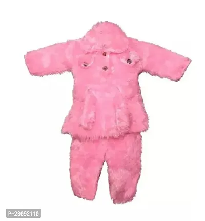 Baby Girls Party Festive Top Pyjama Pink-thumb0