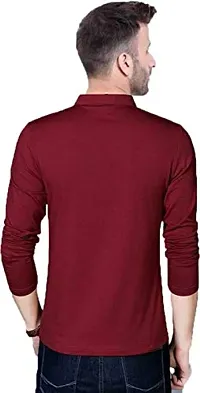 Fancy Cotton Solid T-shirts For Men-thumb1
