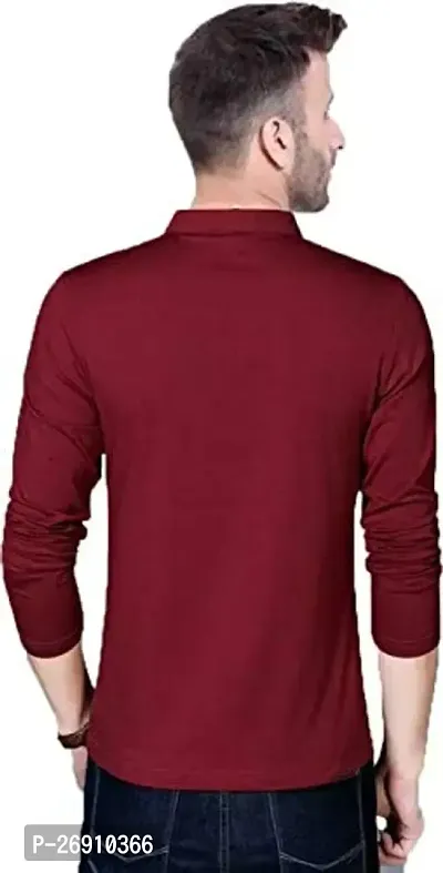 Fancy Cotton Solid T-shirts For Men-thumb2