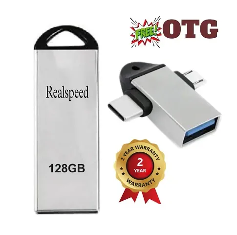 Realspeed 2  in 1 OTG 128 GB Pen Drive  Pendrive