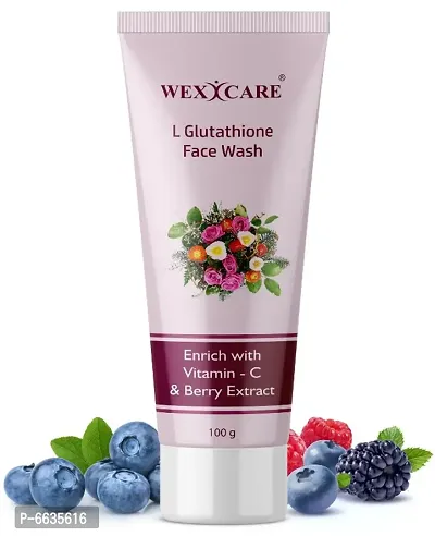 WEXCARE L Glutathione Face Wash Enrich with Vitamin-C for Skin Whitening - 100gm-thumb0