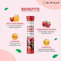 Dr.Provit Apple Cider Vinegar for Weight Loss Tablet Acv Tablet with Mother Effervescent (15 Tablets)-thumb2