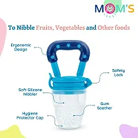 MOMS TRUST Fruit Feeder Baby Pacifier Food Feeder Silicon Safe for Kids (Pack 1)-thumb1