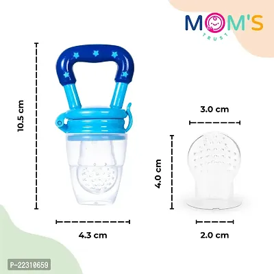 MOMS TRUST Fruit Feeder Baby Pacifier Food Feeder Silicon Safe for Kids (Pack 1)-thumb3