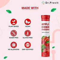 DrProvit Apple Cider Vinegar With Pomegranate Extract + Vitamin B6  B12 Watermelon (30 Tablets)-thumb3