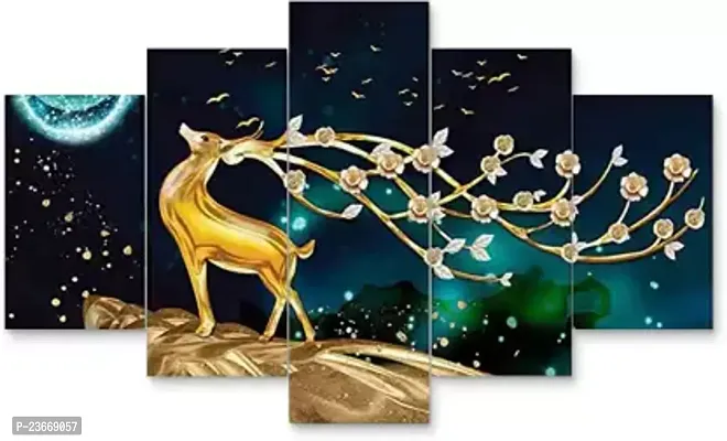 Classic  Mdf UV Textured Digital Reprint Nature Scenery Wall Painting Digital Reprint 24 inch x 50 inch Painting  (Without Frame)-thumb0