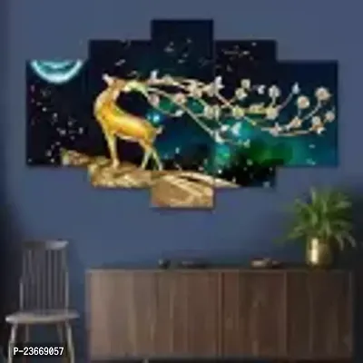 Classic  Mdf UV Textured Digital Reprint Nature Scenery Wall Painting Digital Reprint 24 inch x 50 inch Painting  (Without Frame)-thumb3
