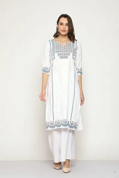 Rayon A-Line Kurtis