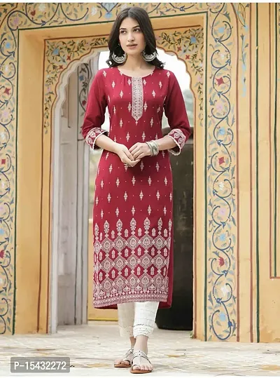 A-Line   Rayon Kurta For Women