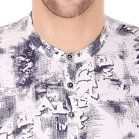 Made In The Shade 100% Cotton Half Sleeve Printed Shirt for Men's Navy-thumb3