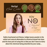 IYUSH Herbal Ayurveda Katha Powder with Indigo Powder for Hair and Henna Powder for Hair Colour ? 300gm | Natural Hair Colour | Hair Mask for Dry and Frizzy Hair | Hair Volume Powder |100gm each-thumb4