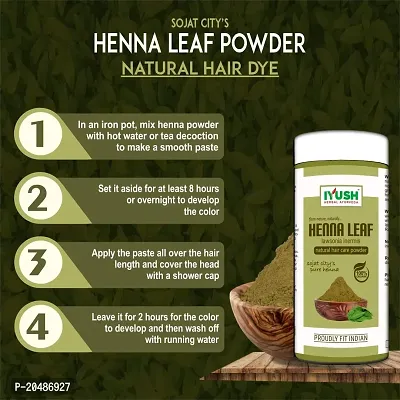 IYUSH Herbal Ayurveda Amla Shikakai Reetha Powder for Hair with Katha Powder and Henna Powder for Hair Colour ? 300gm | Herbal Hair Wash Powder | Hair Volume Powder | Natural Hair Colour | 100gm each-thumb5