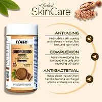 IYUSH Herbal Ayurveda Pure Sandalwood Powder for Face Pack ? 100gm | Chandan Powder Original | Sandal Wood Powder | Sandal Powder for Face Organic | Chandan Powder for Face Pack | De Tan Pack powder |-thumb1