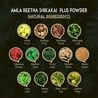 IYUSH Herbal Ayurveda Amla Shikakai Reetha Powder for Hair with 13 Herbs plus Indigo Powder and Henna Powder for Hair Colour ? 750gm | Herbal Hair Wash Powder | Hair Volume Powder | 250gm each-thumb1