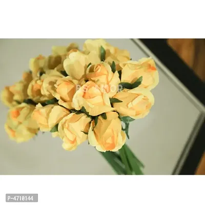 BS AMOR Artificial Flower Bunch/Buquet - Natural Looking  Bunch of 13Roses for Home Decoration Valentines Day (Multicolor)-thumb2