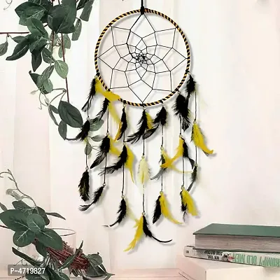 Dream Catcher Wall Hanging  Home Decor Car Hanging Decorative Height 49CM,Multicolor (Pack of 1)-thumb0
