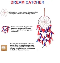 Dream Catcher Wall Hanging  Home Decor Car Hanging Decorative Height 49CM,Multicolor (Pack of 1)-thumb1