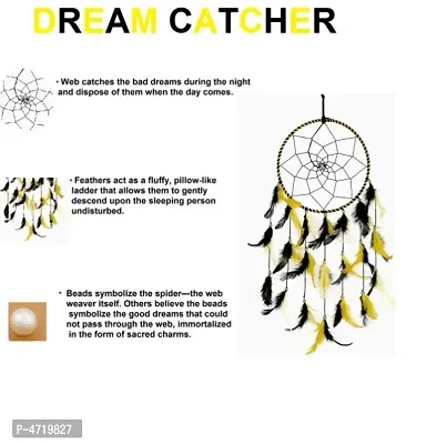 Dream Catcher Wall Hanging  Home Decor Car Hanging Decorative Height 49CM,Multicolor (Pack of 1)-thumb4
