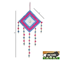 Wall Hanging Home d&eacute;cor Living Room Handmade Pompom Hanging Door Hanging (Pack of 1)-thumb2