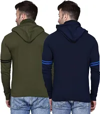 IESHNE LIFESTYLE Men's Cotton Blend Regular Fit Hooded Neck t-Shirt-thumb1