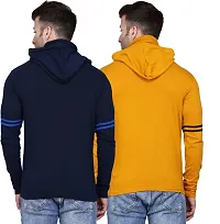 IESHNE LIFESTYLE Men's Cotton Blend Regular Fit Hooded Neck t-Shirt-thumb1