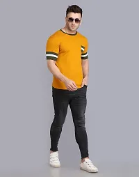 IESHNE LIFESTYLE Men's Pure Cotton Regular Fit Round Neck t-Shirt-thumb3