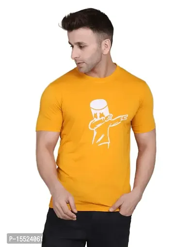 IESHNE LIFESTYLE Men's Cotton Blend Regular Fit Round Neck t-Shirt