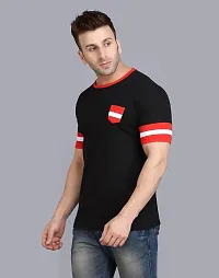 IESHNE LIFESTYLE Men's Pure Cotton Regular Fit Round Neck t-Shirt-thumb4