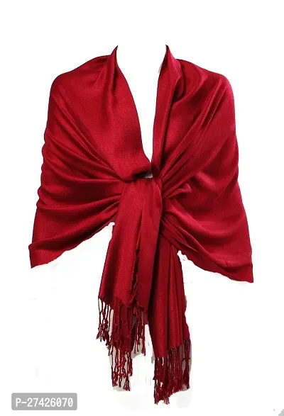 Classic Viscose Solid Stole for Women-thumb5