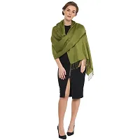 Classic Viscose Solid Stole for Women-thumb1