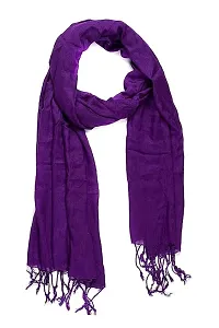 Classic Viscose Solid Stole for Women-thumb3