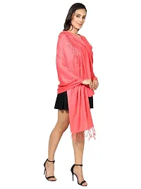 Classic Viscose Solid Stole for Women-thumb2