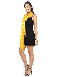 Classic Viscose Solid Stole for Women-thumb1