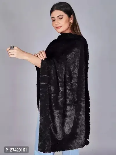 Classic Wool Solid Stole for Women