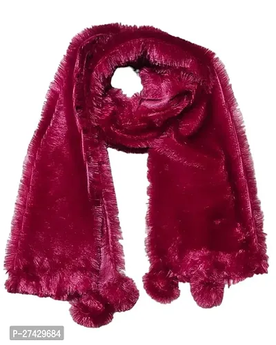 Classic Viscose Solid Stole for Women-thumb2